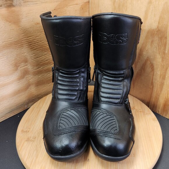 IXS Mens Black Leather Waterproof Motorcycle Boots Size 8.5 main image 11